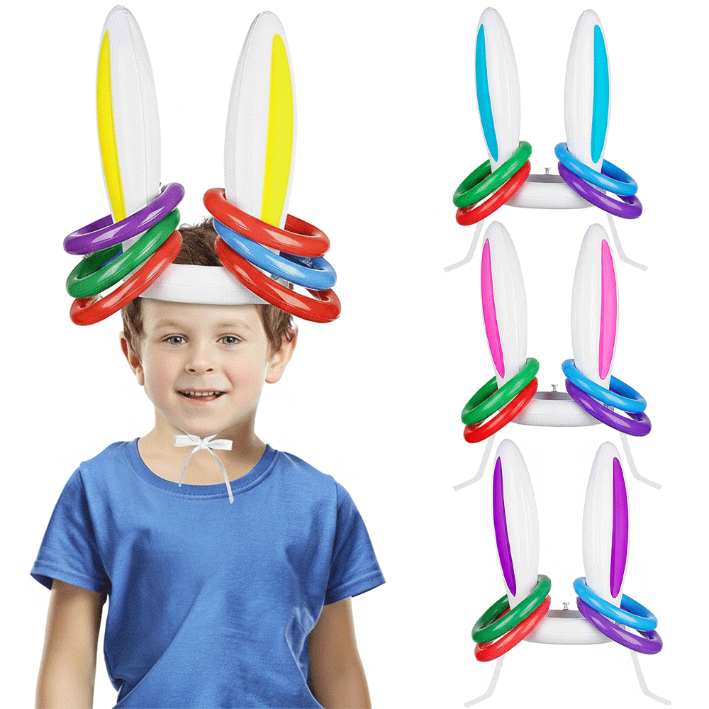 Kids Outdoor Easter Gifts - Zestaw do zabawy z nadmuchiwymi uszami