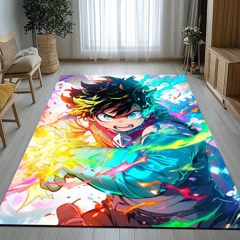 Kids Outdoor Area - Dywan do salonu z motywem anime