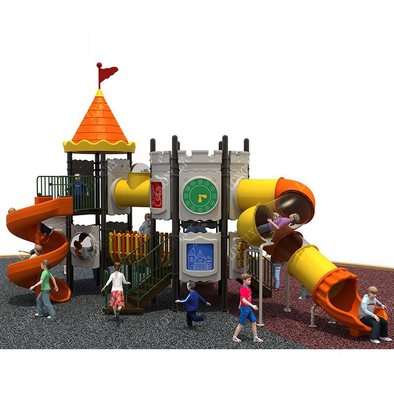 Kids Outdoor Area - Zjeżdżalnia dla dzieci w stylu zamku