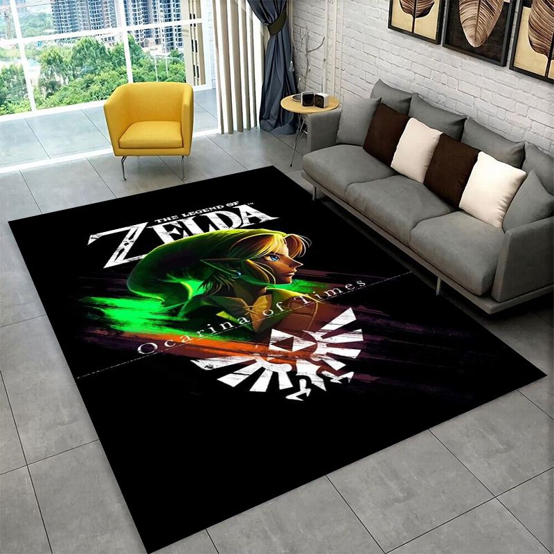 Kids Outdoor Area - Klasyczny dywan z motywem gier Z-Zelda,
