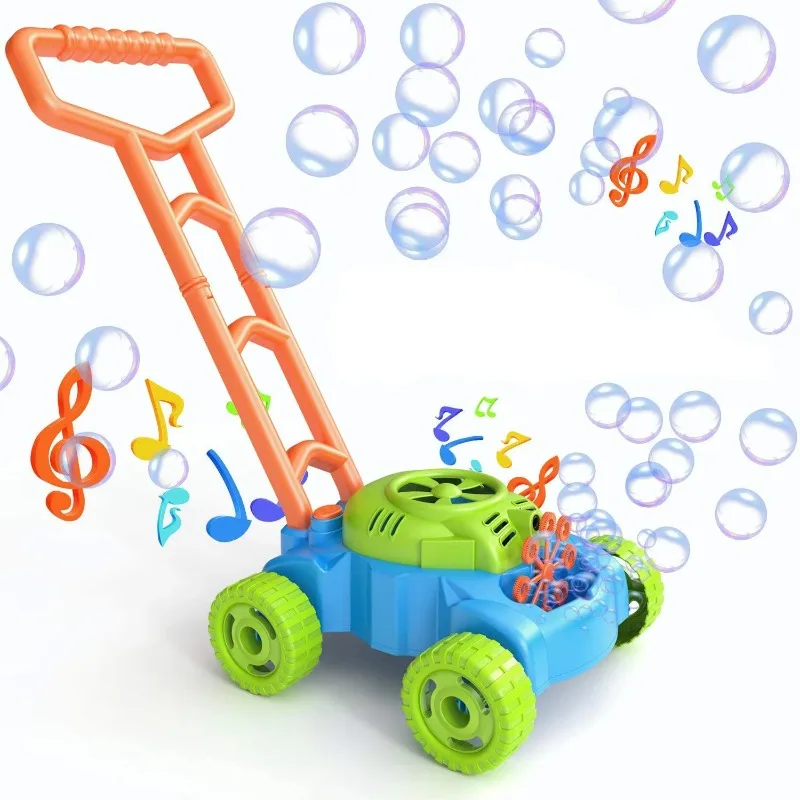 Kids Outdoor Lawn Mower - Elektryczny wózek do baniek Zabawka na