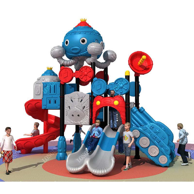 Kids Outdoor Area - Chińska fabryka - plastikowa zjeżdżalnia dla