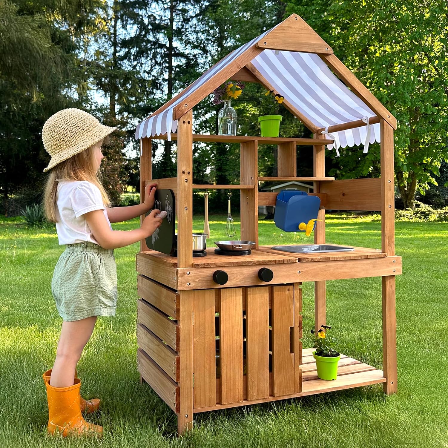 Kids Outdoor Mud Kitchen - # Kuchnia błotna, zestaw do zabawy