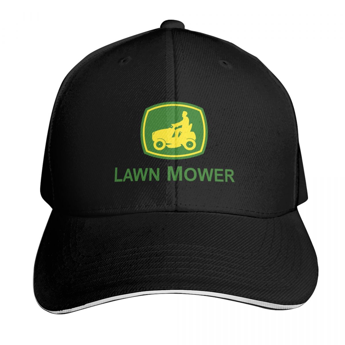 Kids Outdoor Lawn Mower - Czapka z daszkiem z logo kosiarki,