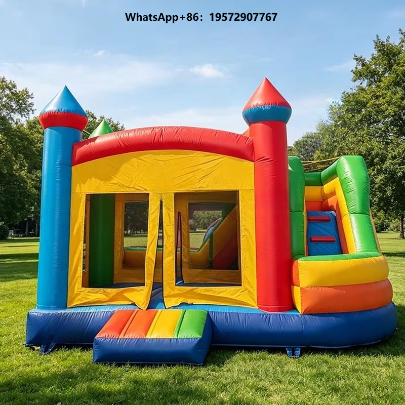 Kids Outdoor House - Nadmuchiwane zamki do skakania na zewnątrz