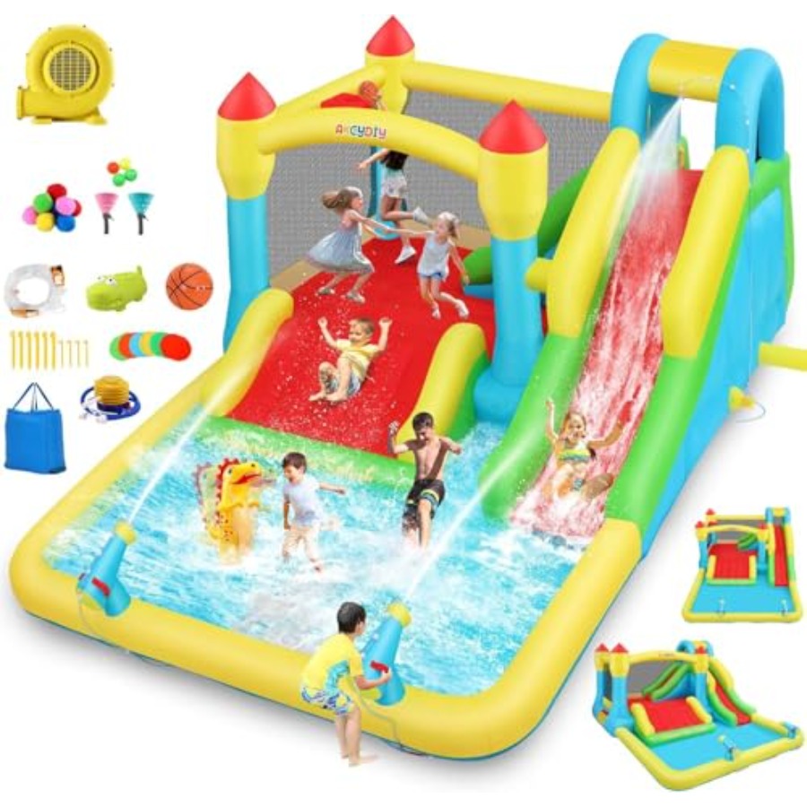 Nadmuchiwany zamek wodny do uż – Kids Outdoor Bounce House recenzja i cena