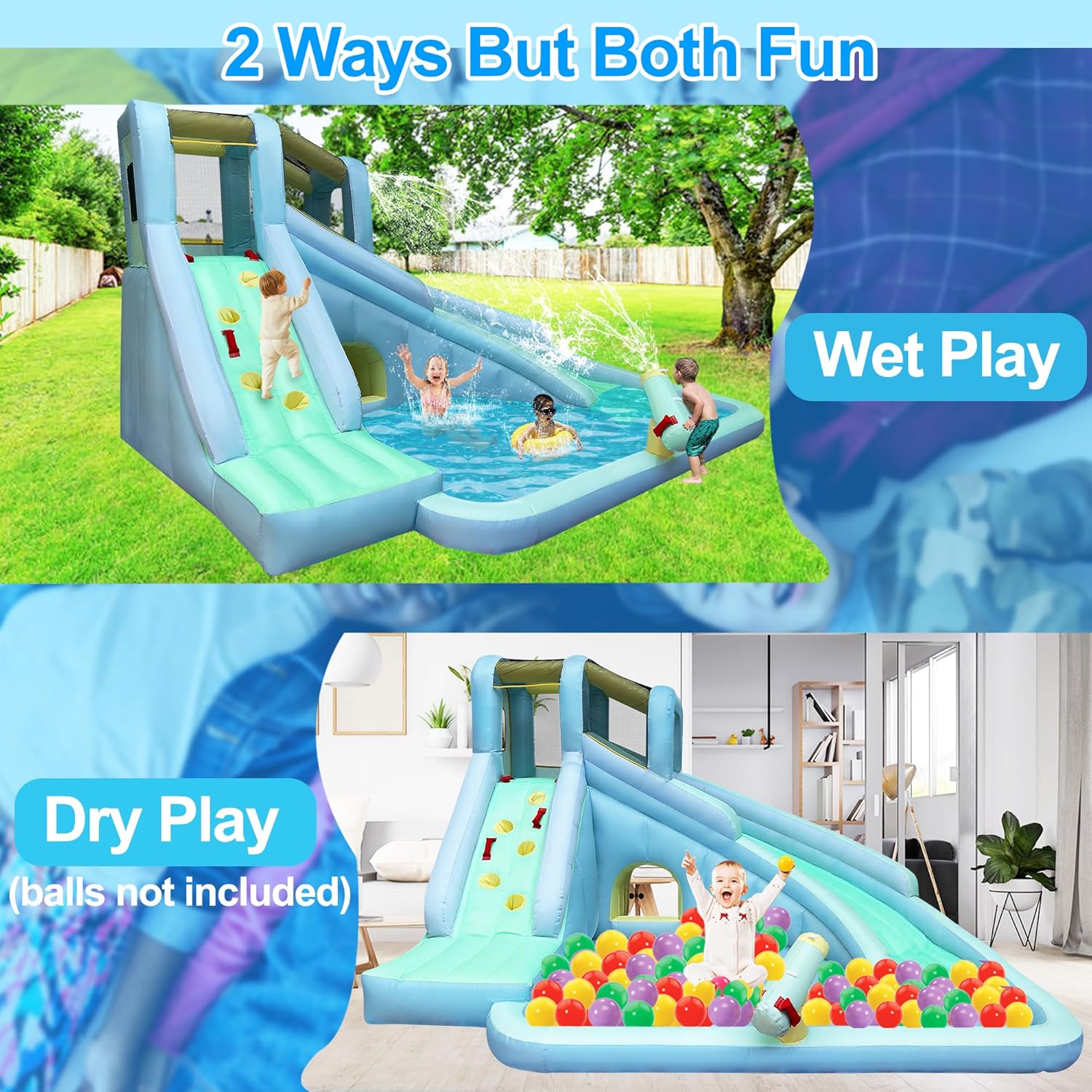 Nadmuchiwany park wodny dla dz – Kids Outdoor Bounce House recenzja i cena