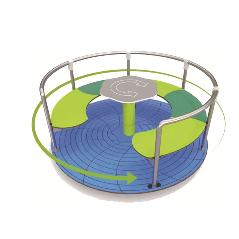 Drewniana karuzela z konikami  – Kids Outdoor Merry Go Round recenzja i cena