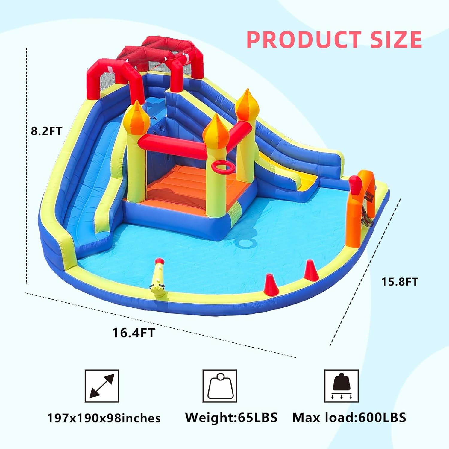 Dmuchany zamek dla dzieci z dw – Kids Outdoor House recenzja i cena