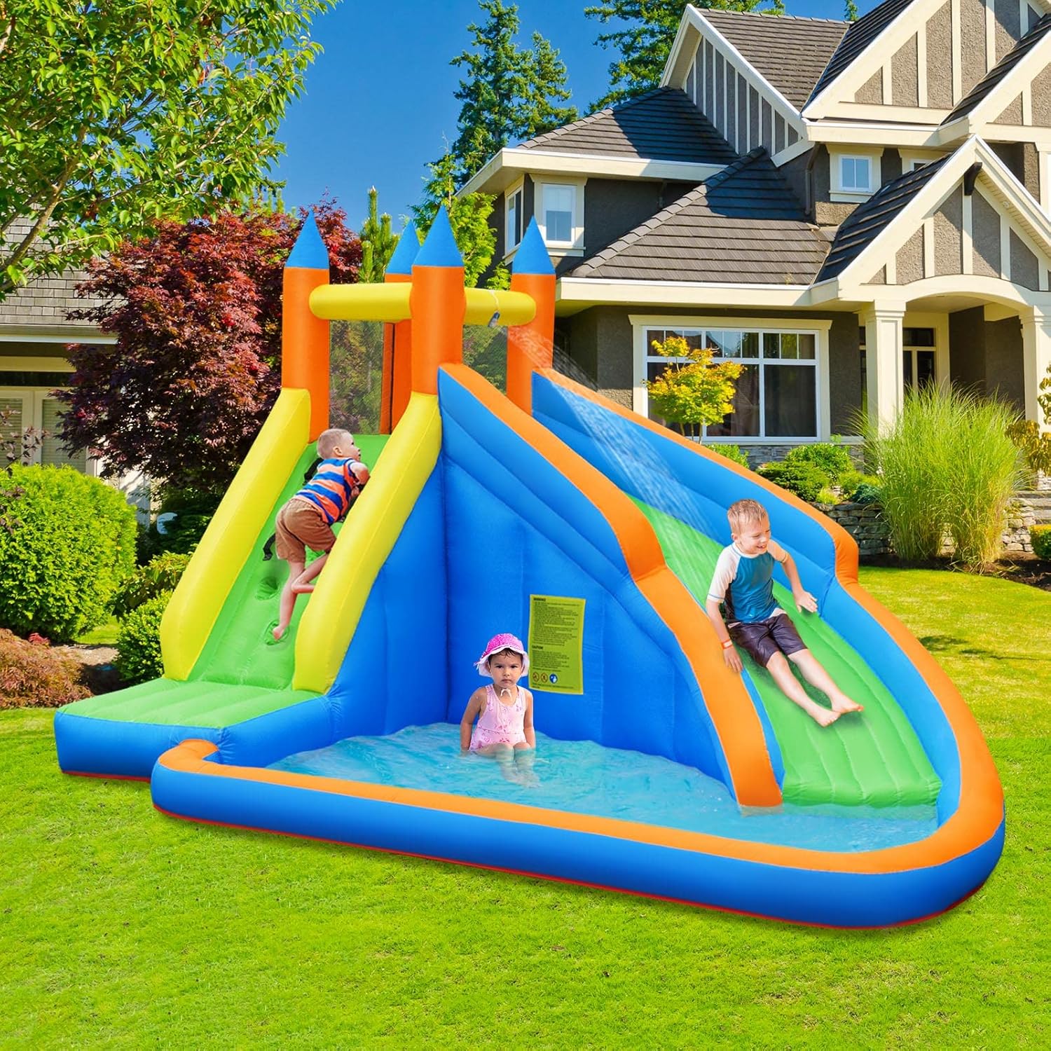 Ogromny dmuchany park wodny z  – Kids Outdoor Climbing Wall recenzja i cena