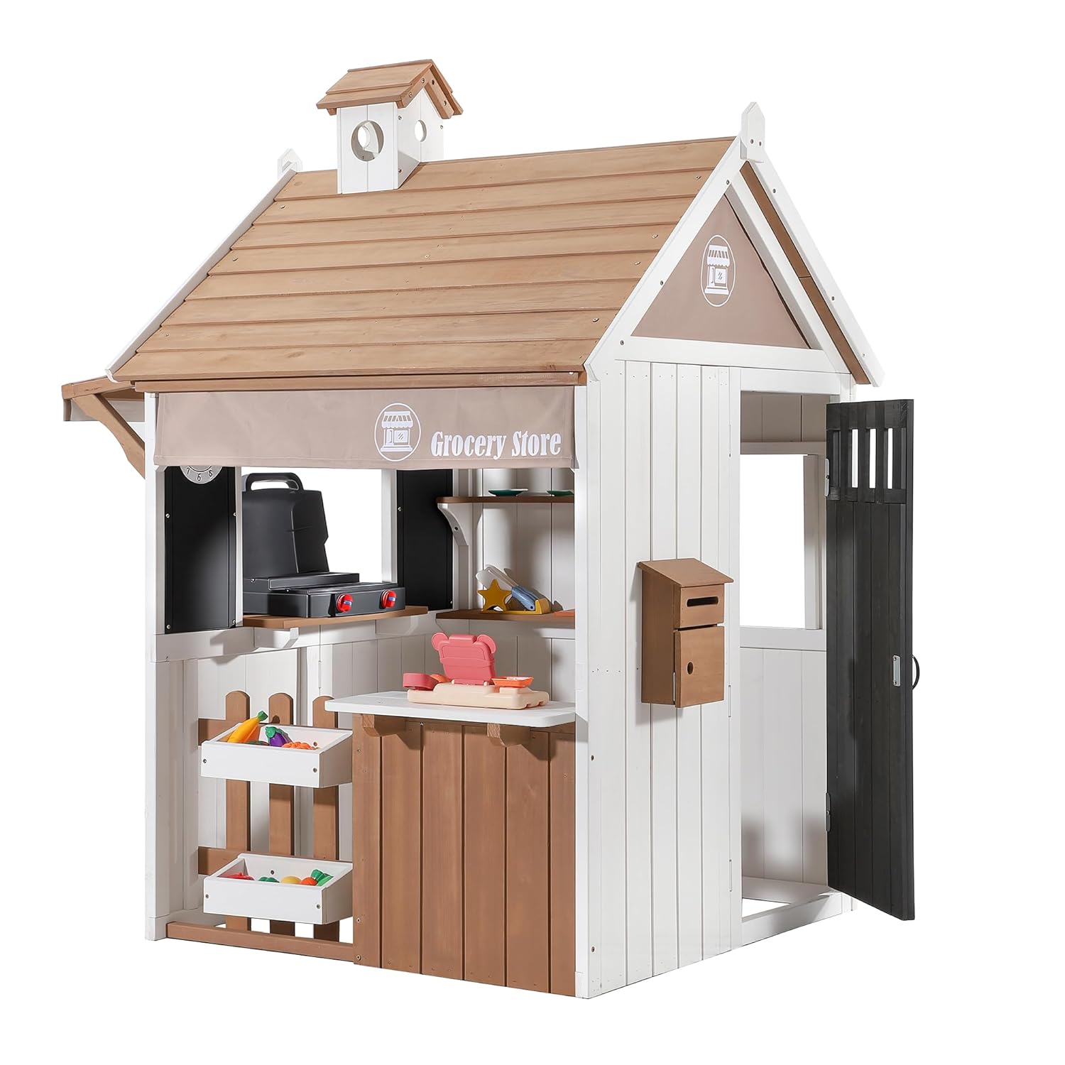 Drewniany domek dla dzieci 2w1 – Kids Outdoor Chalkboard recenzja i cena
