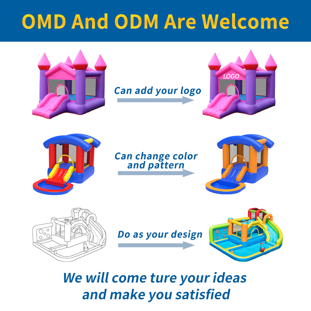 Dostępny od ręki Mały dmuchany – Kids Outdoor Bounce House recenzja i cena