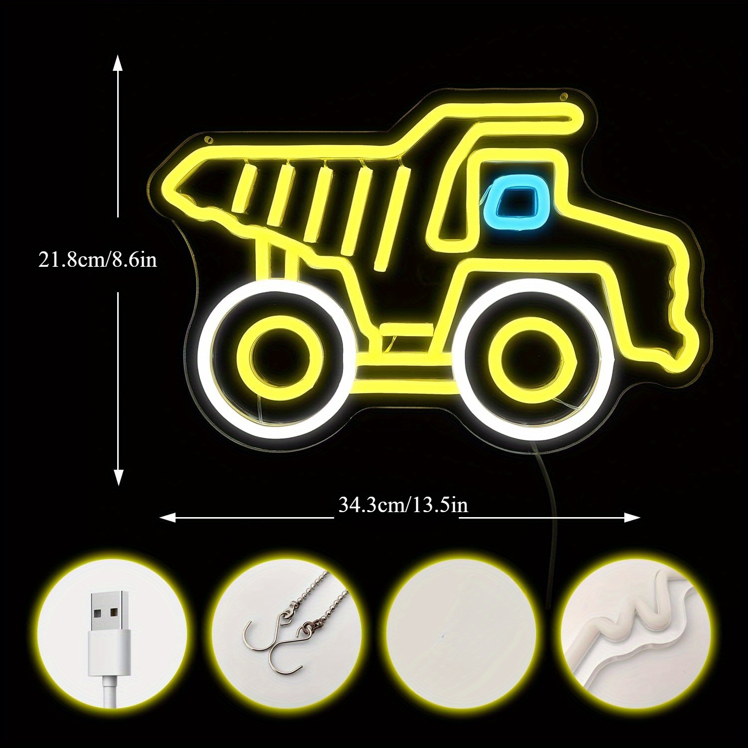 Żółta Ciężarówka Wywrotka LED  – Kids Outdoor Dump Truck recenzja i cena