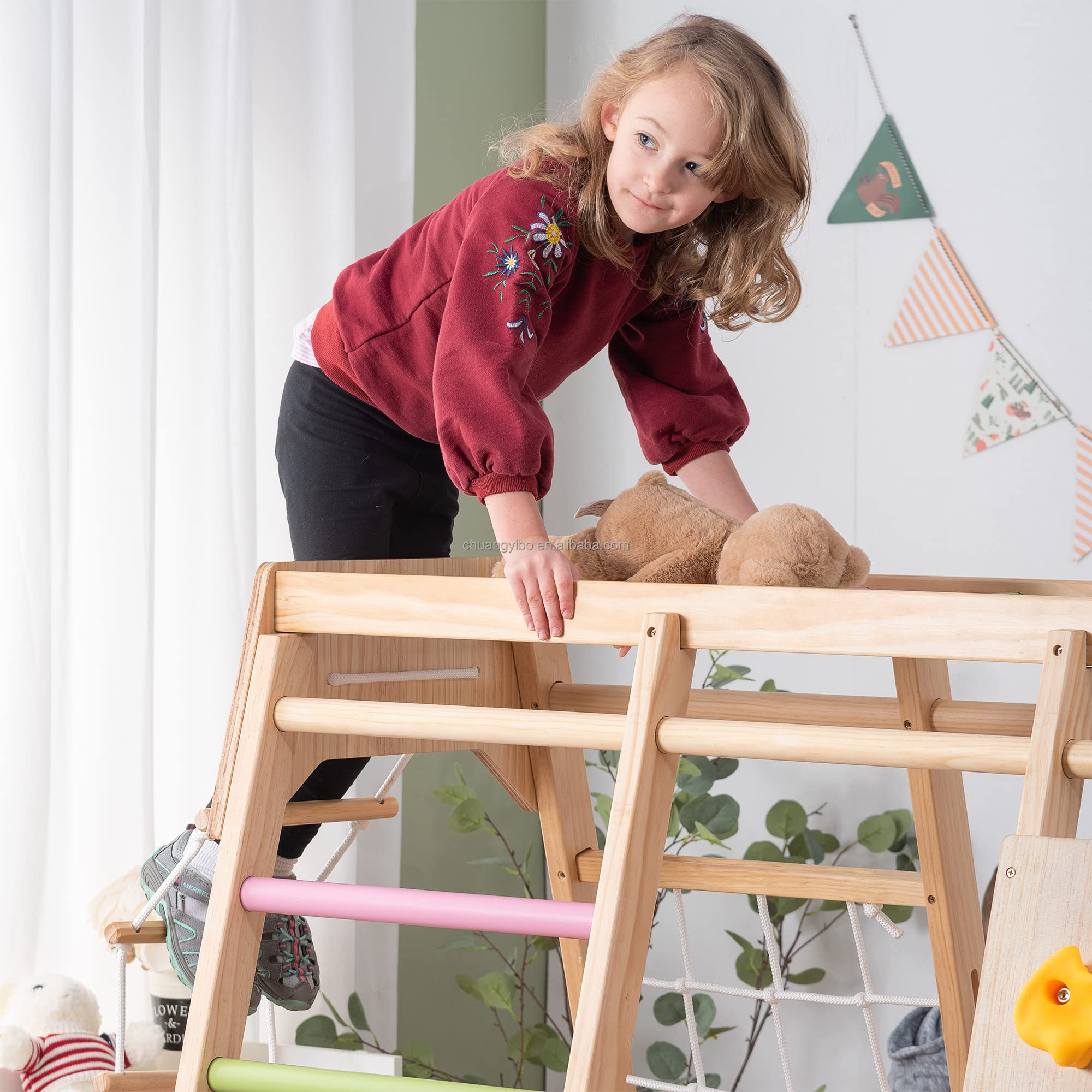 Ścianki wspinaczkowe Produkty  – Kids Outdoor Climbing Wall recenzja i cena