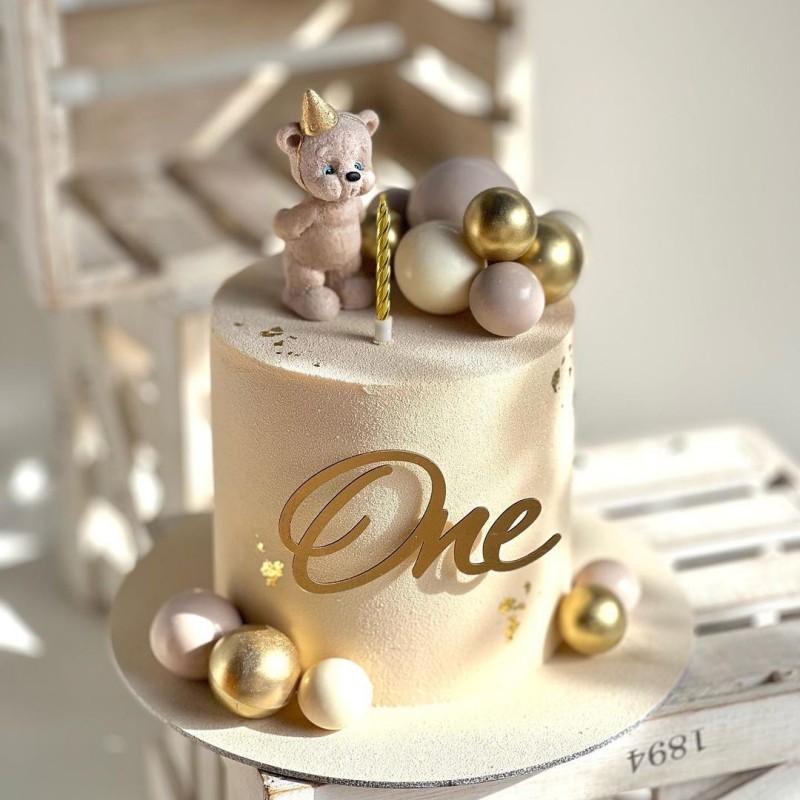 Akrylowa złota litera One Cake – Kids Outdoor Merry Go Round recenzja i cena