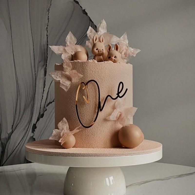 Akrylowa złota litera One Cake – Kids Outdoor Merry Go Round recenzja i cena