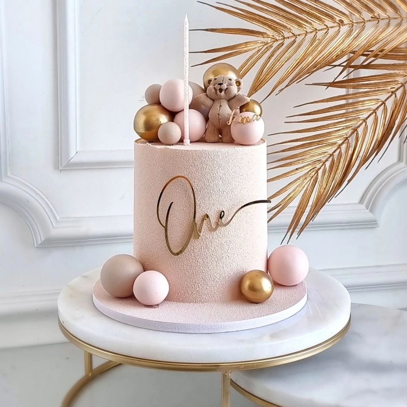 Akrylowa złota litera One Cake – Kids Outdoor Merry Go Round recenzja i cena