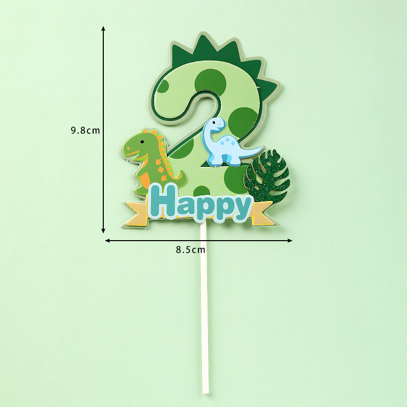 Dinozaur Palm Leaves Cake Topp – Kids Outdoor Merry Go Round recenzja i cena