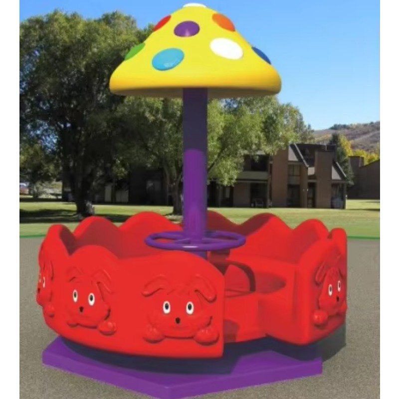 Dziecięce, plastikowe, zabawne – Kids Outdoor Merry Go Round recenzja i cena