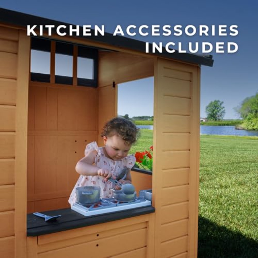 Domek dla dzieci na zewnątrz:  – Kids Outdoor Chalkboard recenzja i cena