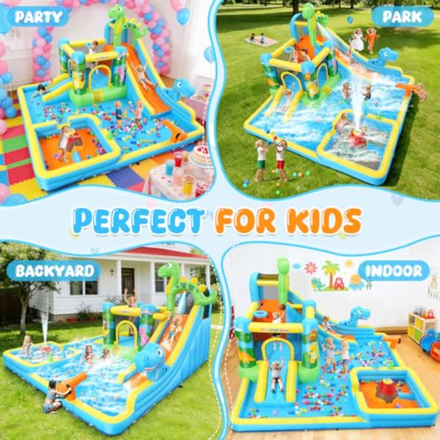 Nadmuchiwana zjeżdżalnia wodna – Kids Outdoor Bounce House recenzja i cena