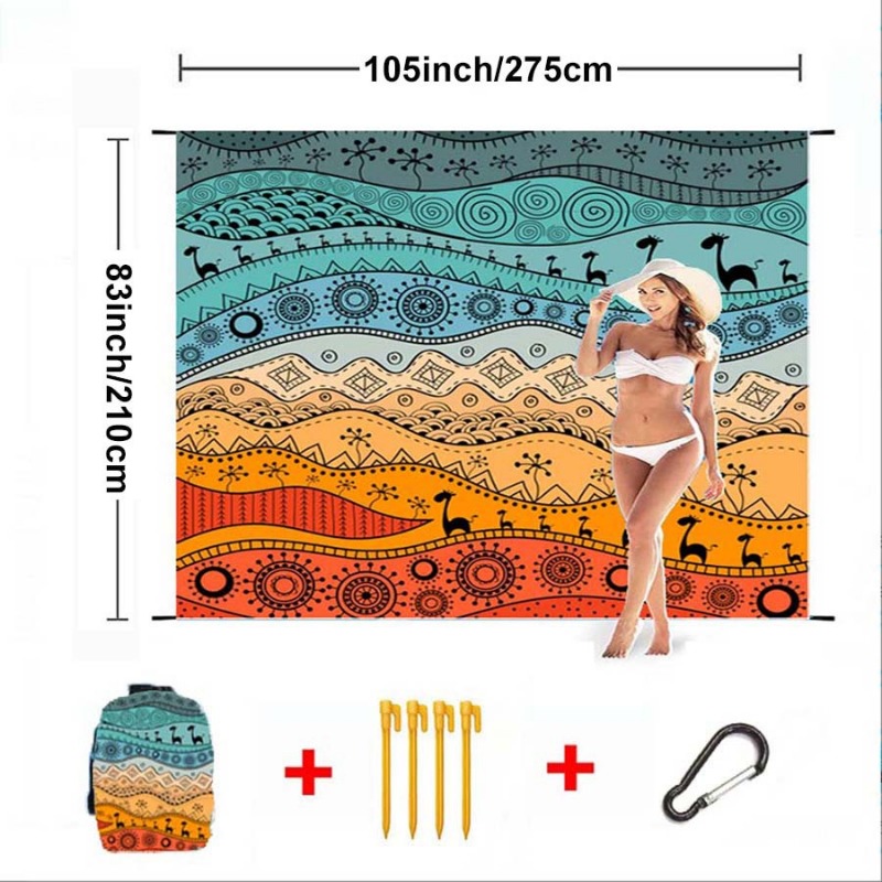 Duży koc plażowy Wodoodporna,  – Kids Outdoor Mat Waterproof recenzja i cena