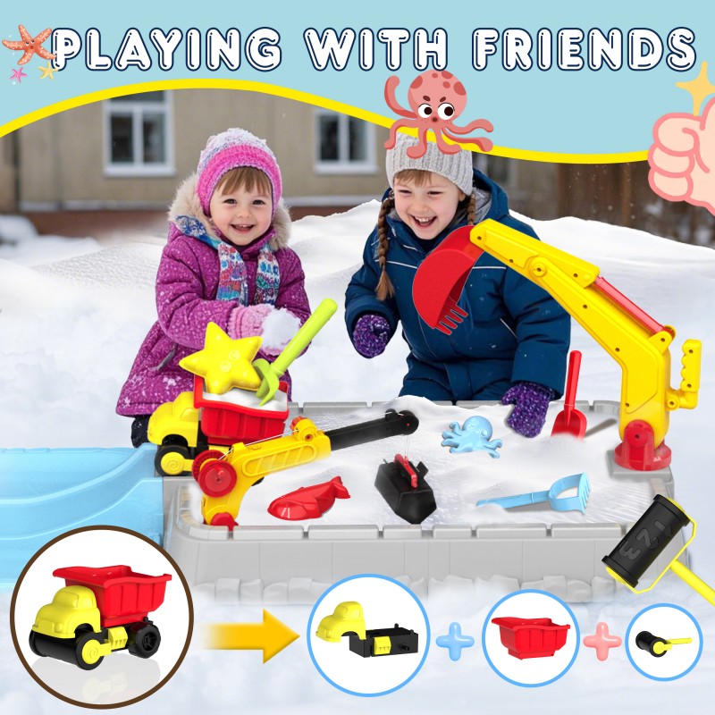 MQUDUO Zestaw do zabawy w pias – Kids Outdoor Dump Truck recenzja i cena