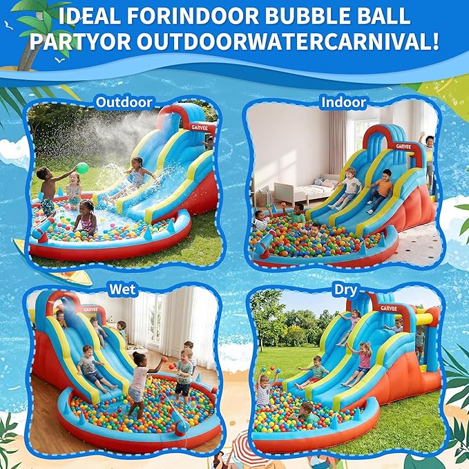 Nadmuchiwany park wodny 8-w-1  – Kids Outdoor Climbing Wall recenzja i cena