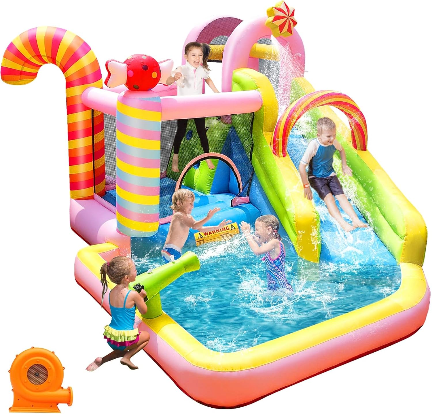 Dmuchana zjeżdżalnia wodna dla – Kids Outdoor Bounce House recenzja i cena