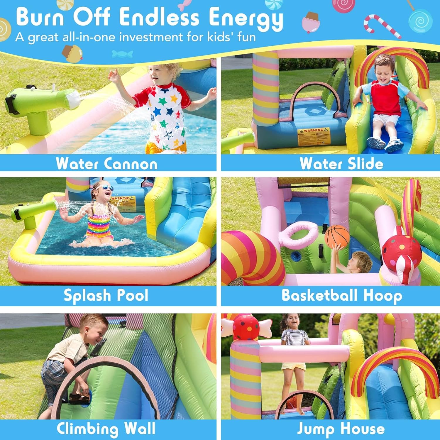 Dmuchana zjeżdżalnia wodna dla – Kids Outdoor Bounce House recenzja i cena