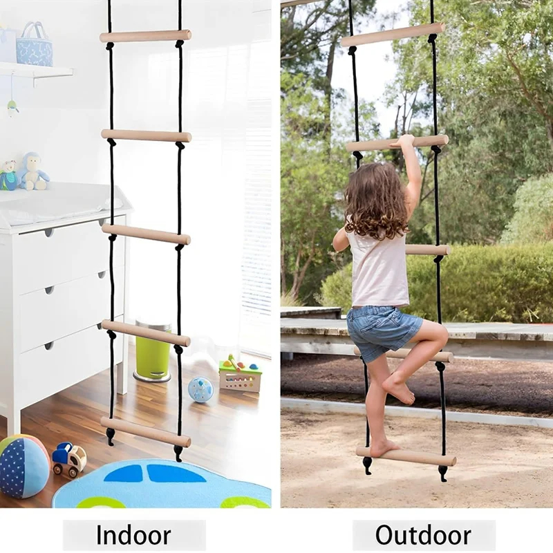 Drewniana drabinka sznurkowa h – Kids Outdoor Ladder recenzja i cena