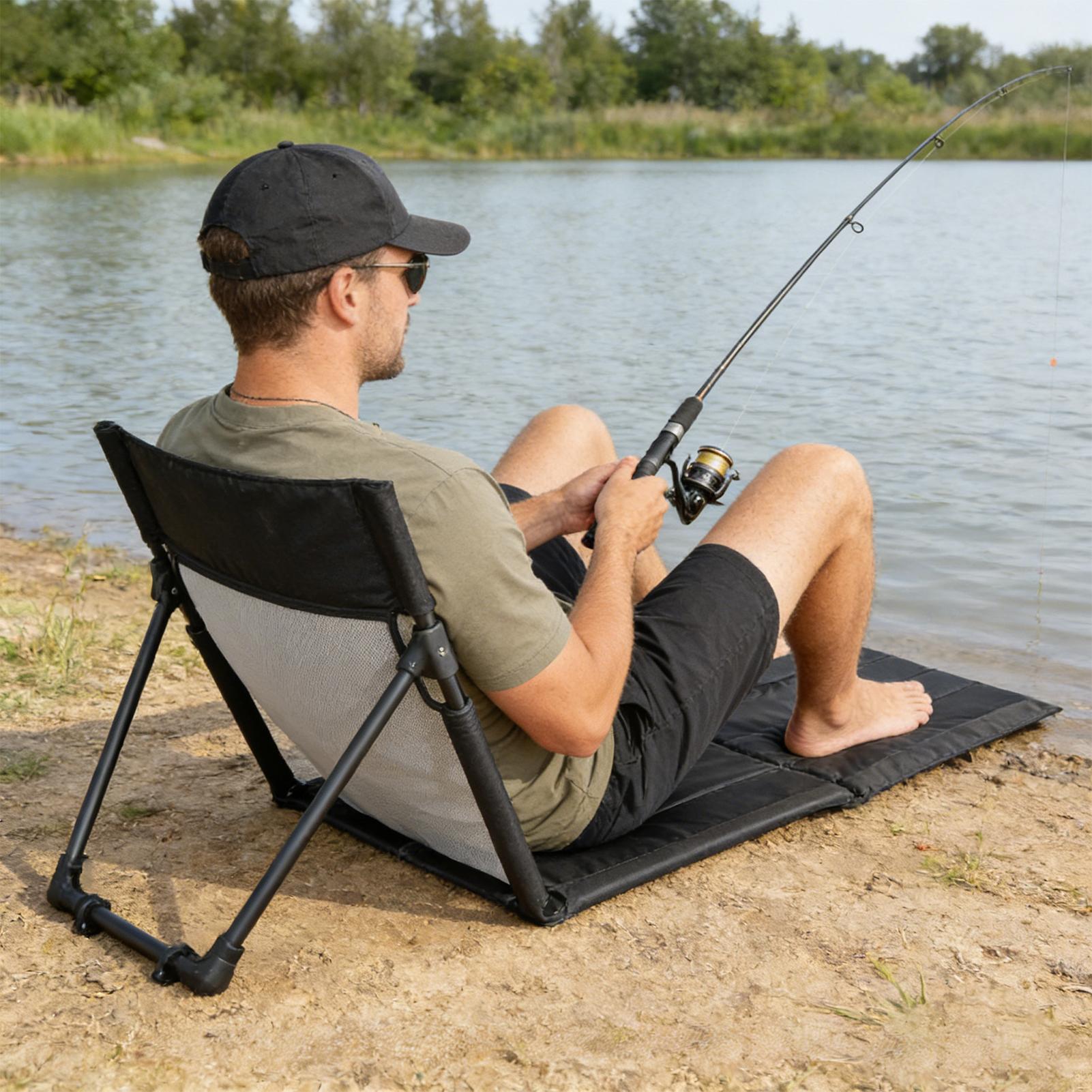 Leżak plażowy składany, lekka  – Kids Outdoor Lounger Chair recenzja i cena