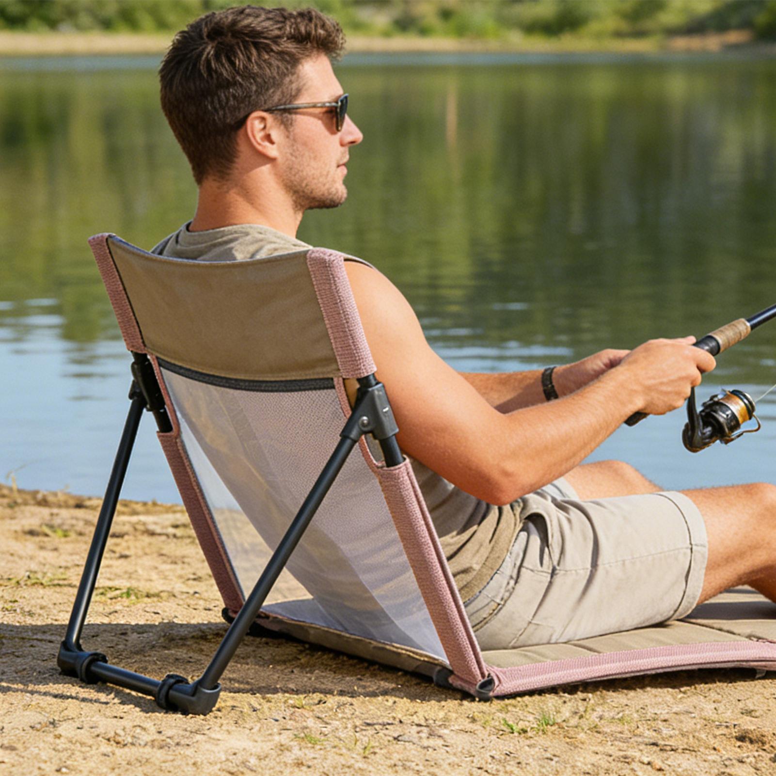 Leżak plażowy składany, lekka  – Kids Outdoor Lounger Chair recenzja i cena