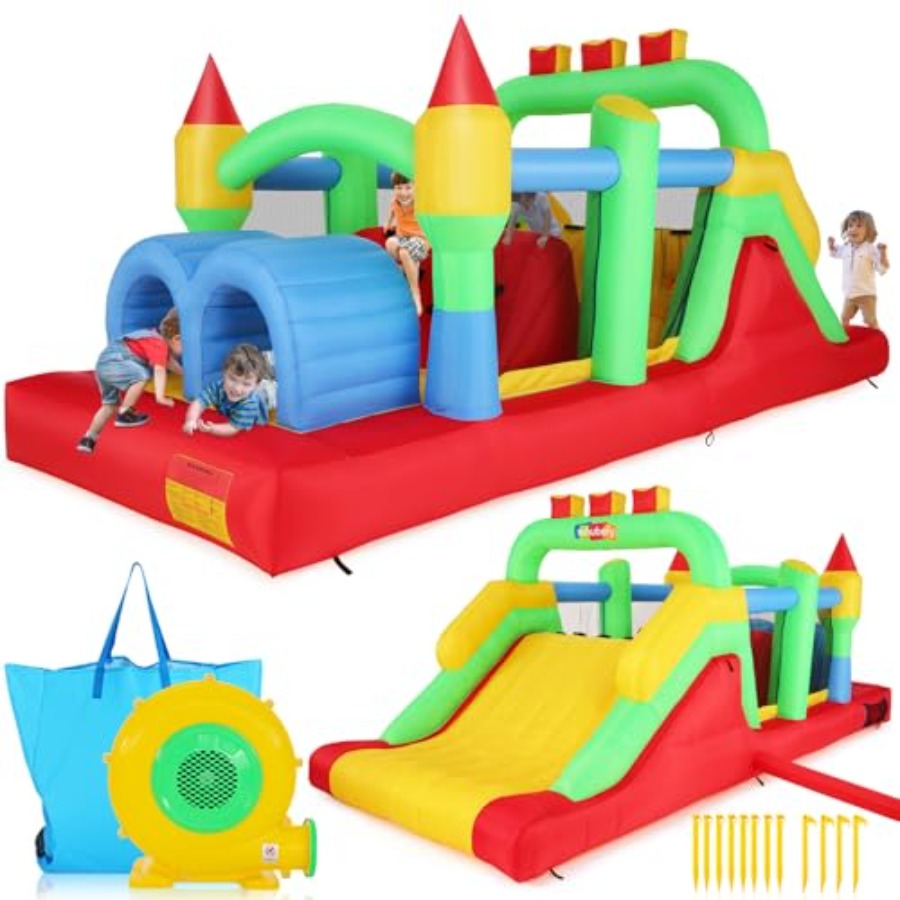 Nadmuchiwana trasa przeszkodow – Kids Outdoor Bounce House recenzja i cena