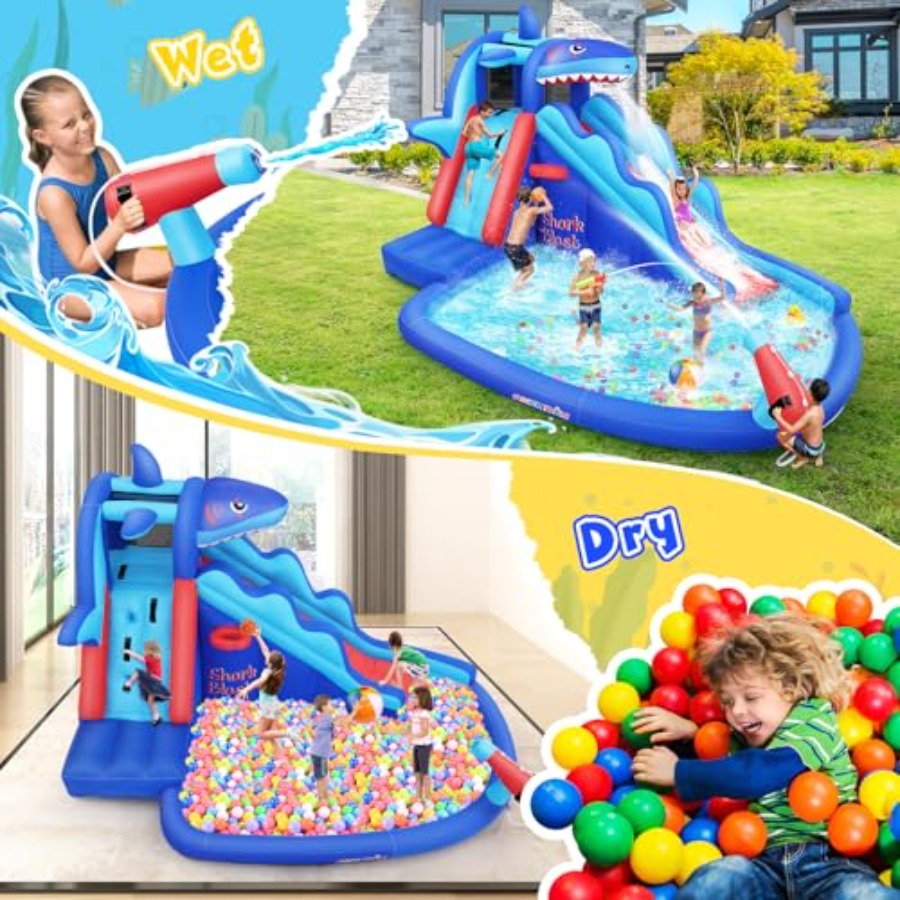 Nadmuchiwana zjeżdżalnia wodna – Kids Outdoor Bounce House recenzja i cena