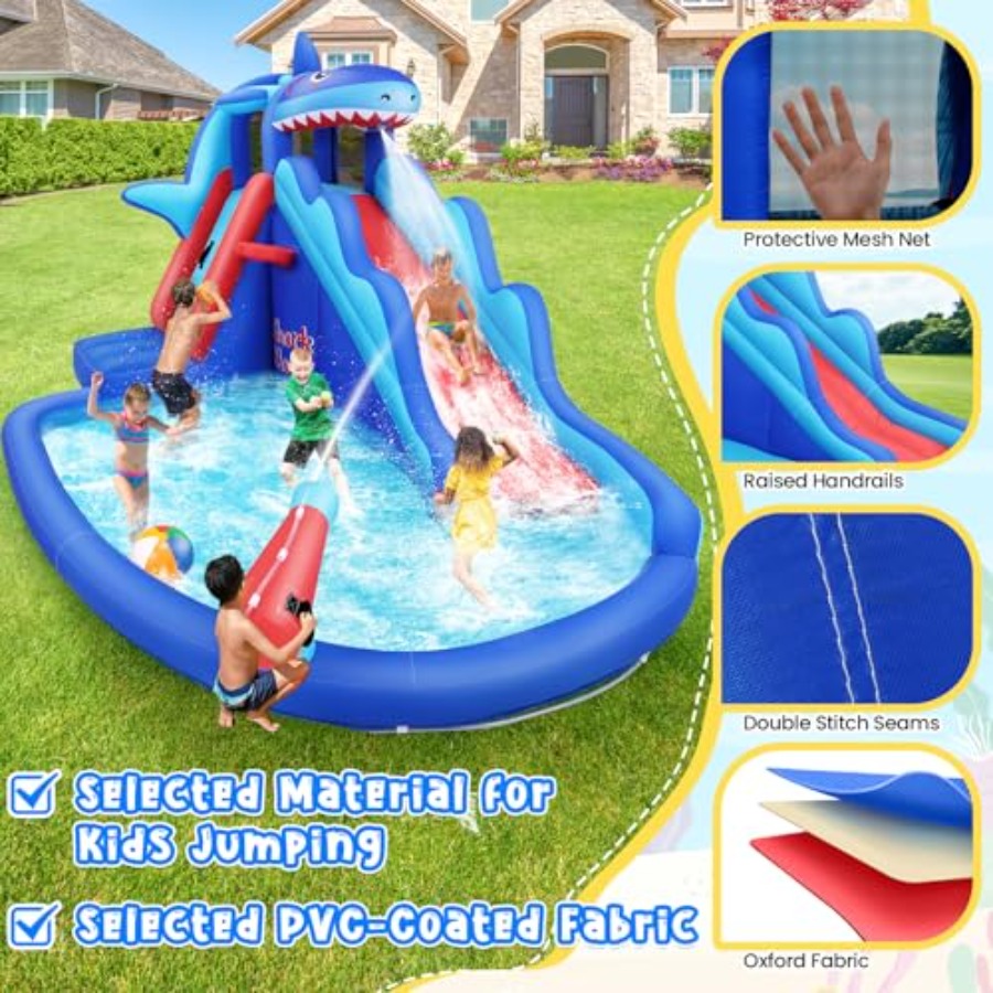 Nadmuchiwana zjeżdżalnia wodna – Kids Outdoor Bounce House recenzja i cena