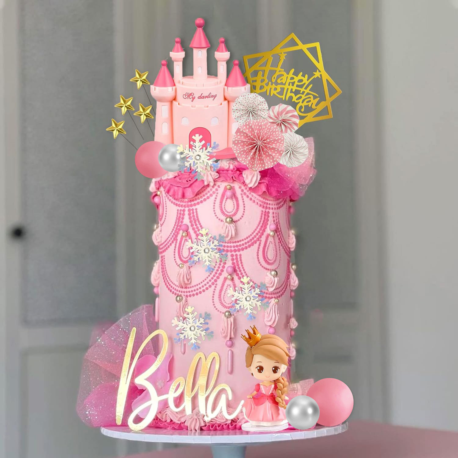 Księżniczka Cake Topper Zamek  – Kids Outdoor Merry Go Round recenzja i cena