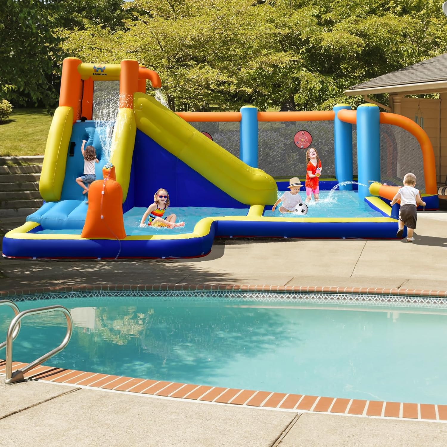 Ogromna dmuchana zjeżdżalnia w – Kids Outdoor Bounce House recenzja i cena
