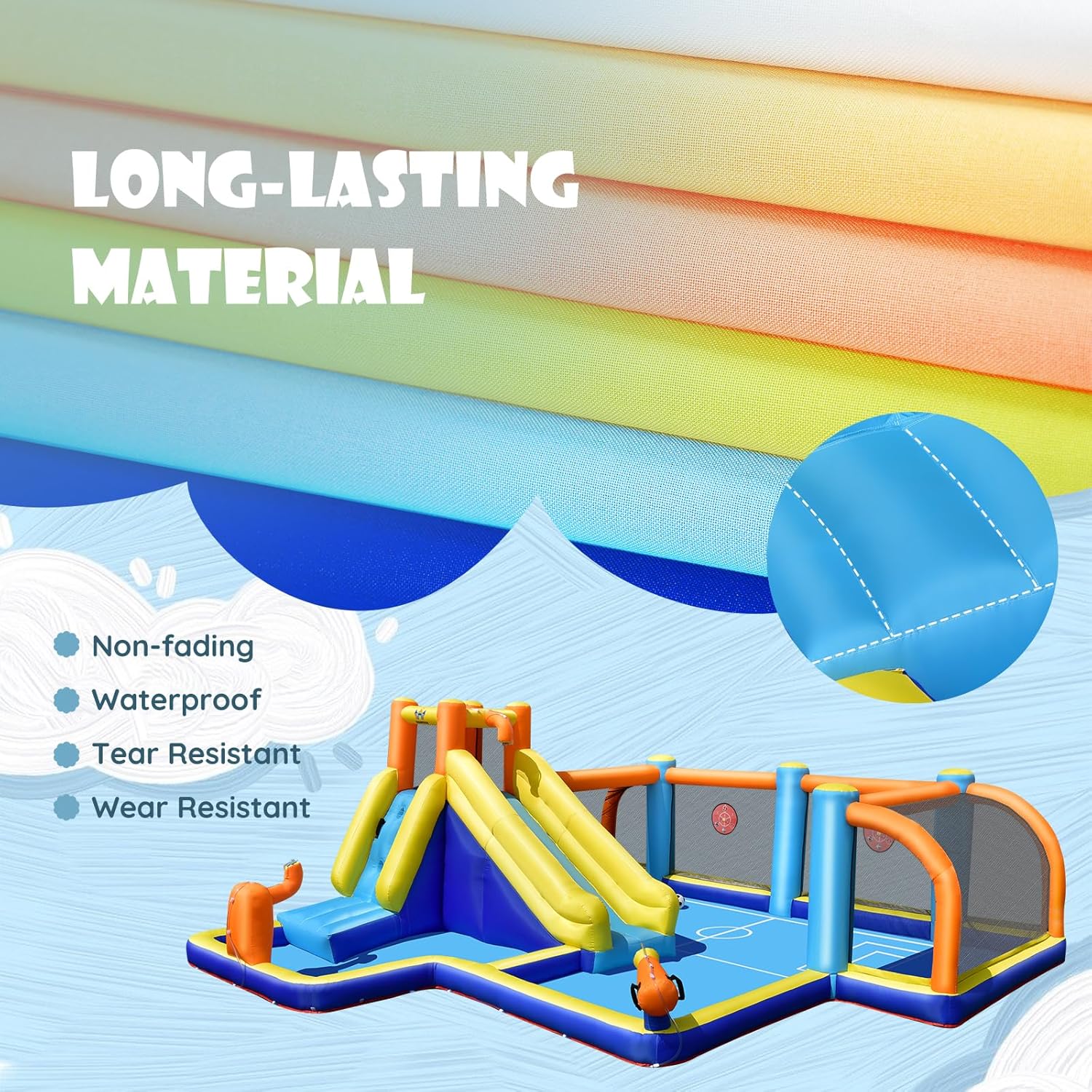 Ogromna dmuchana zjeżdżalnia w – Kids Outdoor Bounce House recenzja i cena