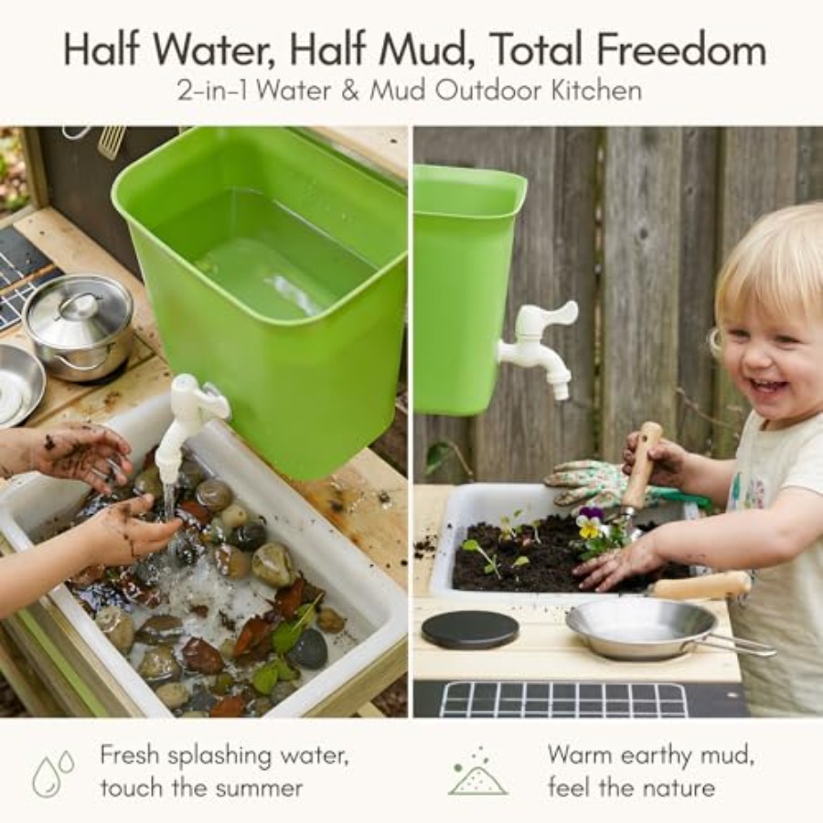 Zewnętrzna kuchnia do zabawy w – Kids Outdoor Mud Table recenzja i cena