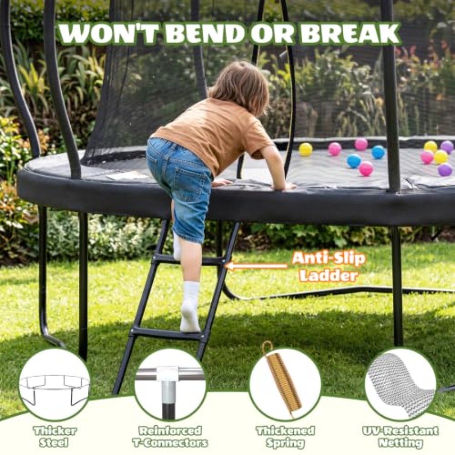 Trampolina ogrodowa dla dzieci – Kids Outdoor Ladder recenzja i cena