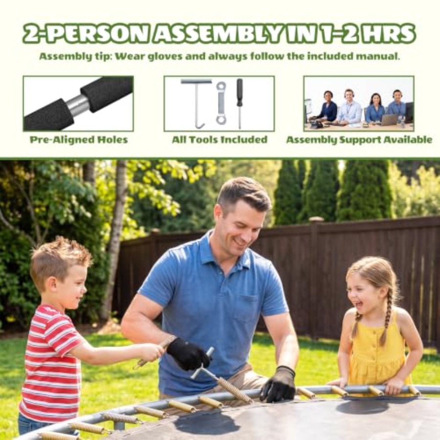 Trampolina ogrodowa dla dzieci – Kids Outdoor Ladder recenzja i cena
