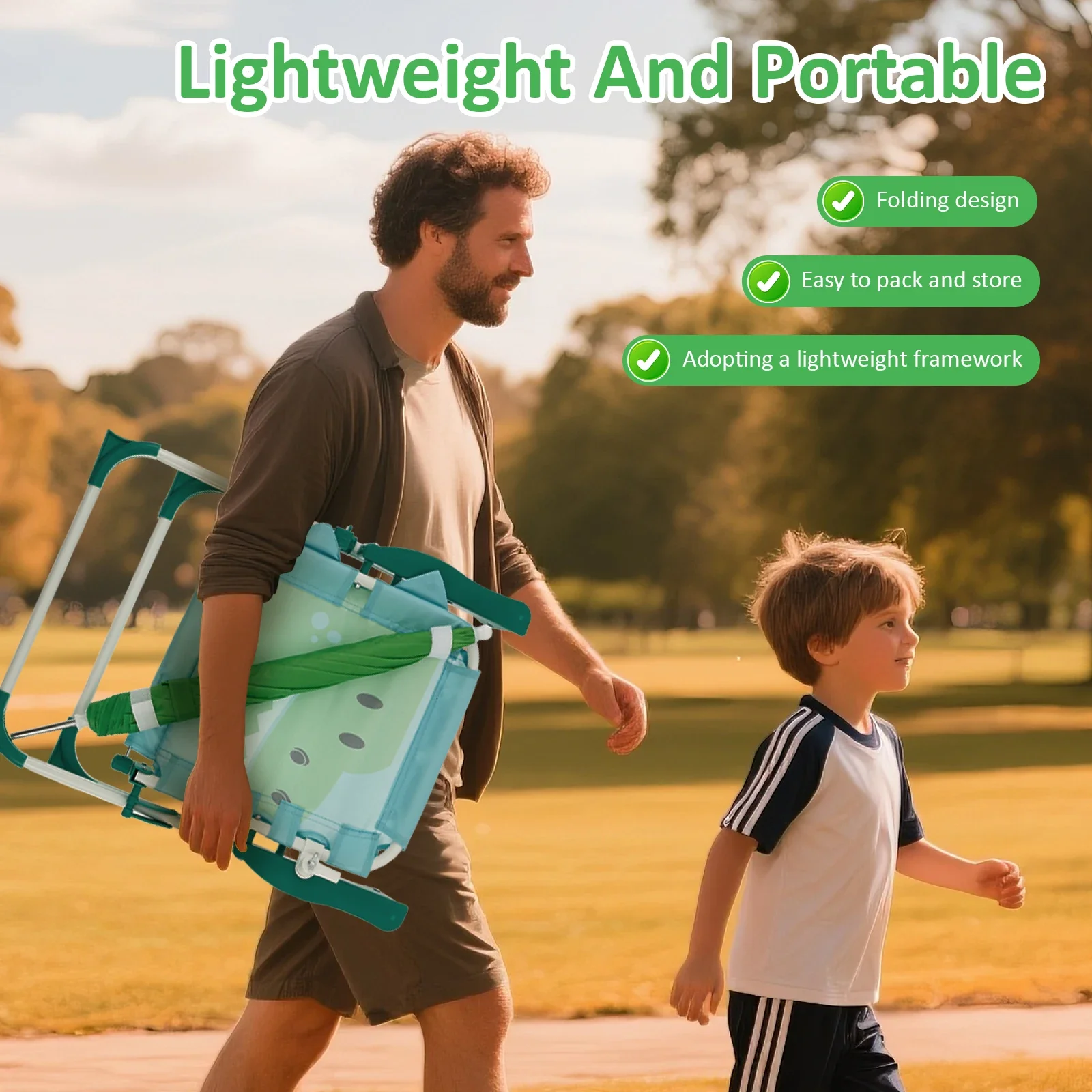 Składane krzesełko plażowe dla – Kids Outdoor Lounger Chair recenzja i cena