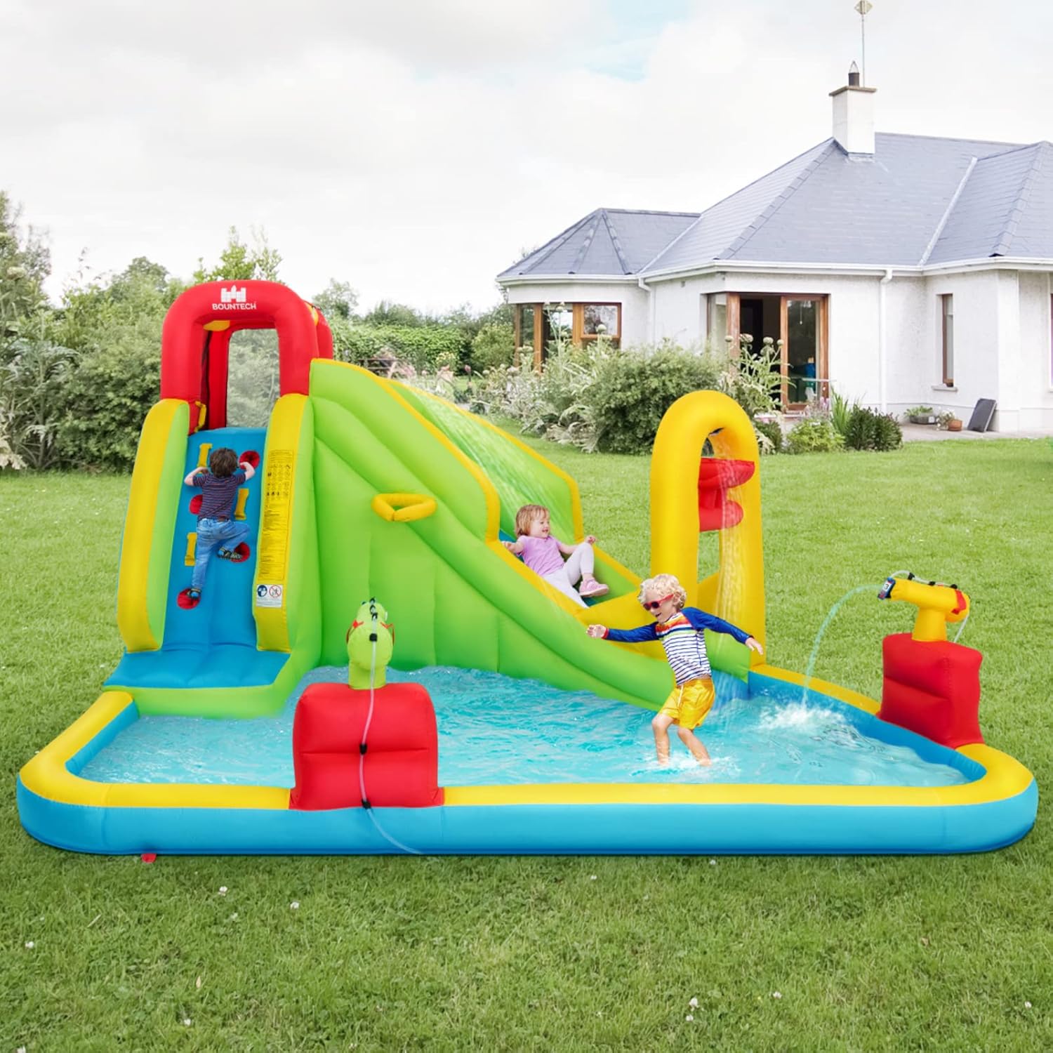 Mega Dmuchany Park Wodny dla D – Kids Outdoor Climbing Wall recenzja i cena