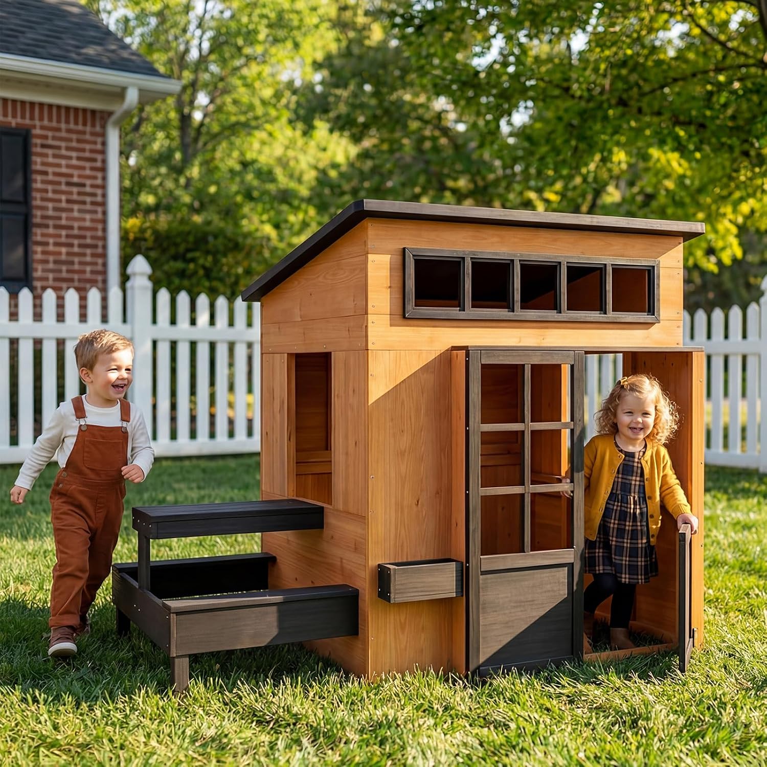 Nordivale Nowoczesny domek do  – Kids Outdoor Chalkboard recenzja i cena