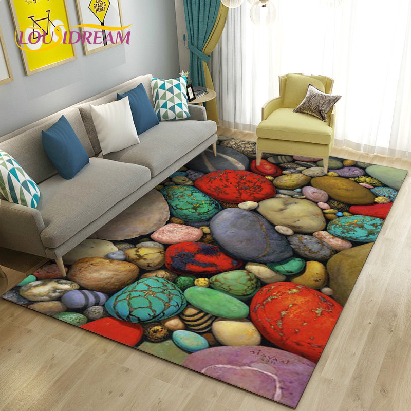 3D kolorowy brukowiec kamienny – Kids Outdoor Mat Waterproof recenzja i cena
