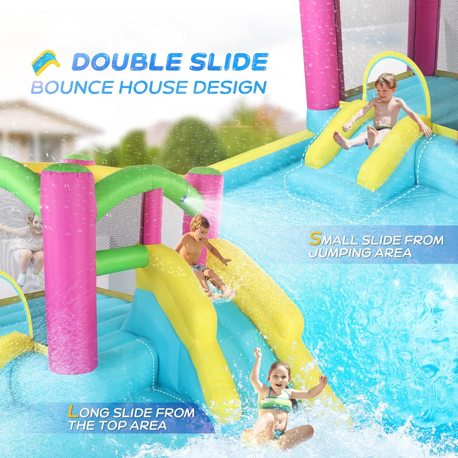 Nadmuchiwany zamek do skakania – Kids Outdoor Bounce House recenzja i cena