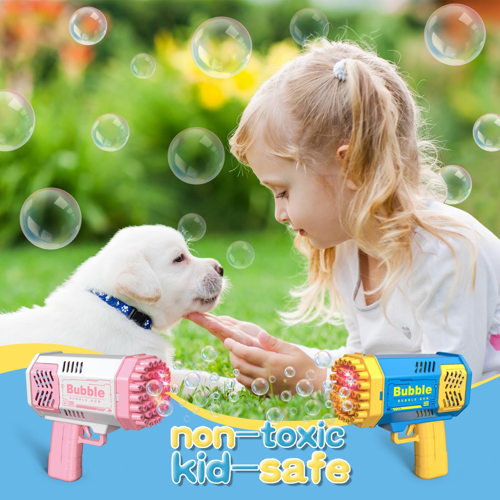 Pistolet do robienia baniek my – Kids Outdoor Easter Gifts recenzja i cena