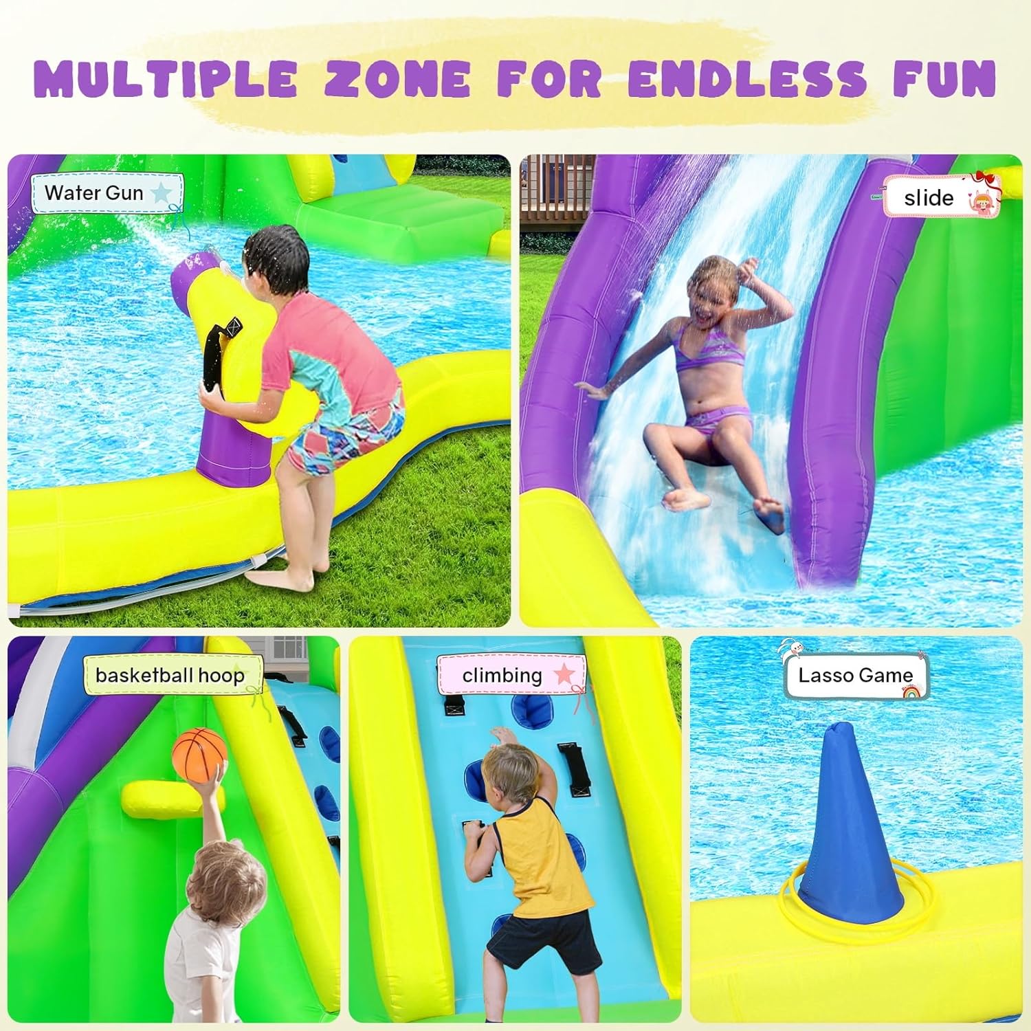 Nadmuchiwany zamek do skakania – Kids Outdoor Bounce House recenzja i cena
