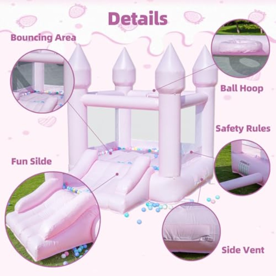 Dmuchany zamek z PVC dla dziec – Kids Outdoor Bounce House recenzja i cena